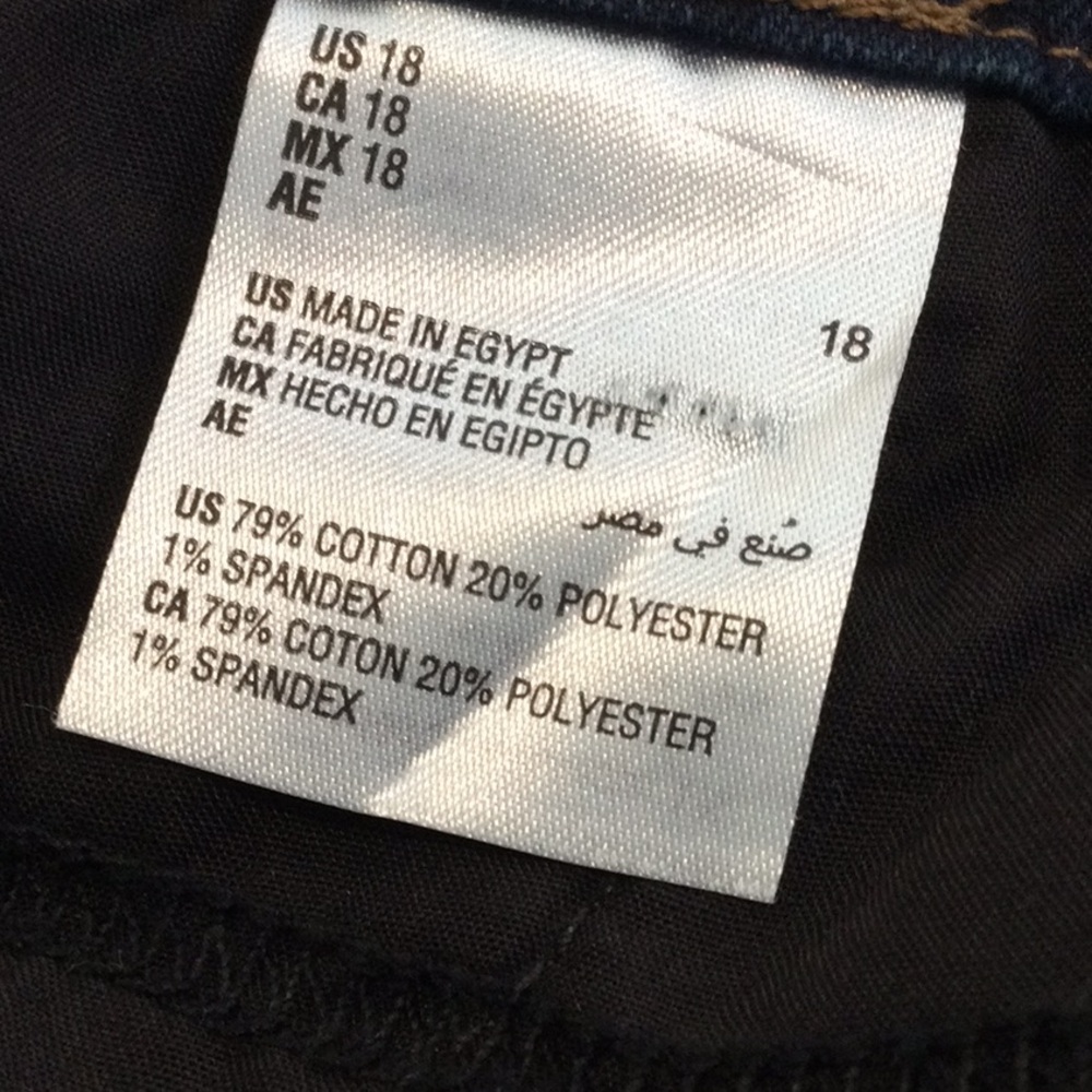 New! Style & Co women’s jeans. Straight leg size 18. - Picture 10 of 11